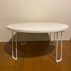 【値下げ不可　発送不可】ルーム&ホーム　リコメン堂　円形　ローテーブル　丸テーブル　　丸ローテーブルの画像