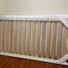 無印良品、脚付マットレス、シングルベッドの画像