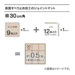 ニトリジョイントマット 0円の画像