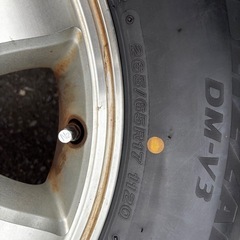2024年製 ブリヂストン BLIZZAK DM-V3 265/65R17 スタッドレスタイヤ ＋ トヨタ純正アルミホイール 4本セット　プラドの画像