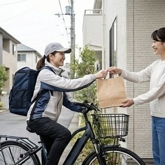 【1日完結】未経験限定｜配達アプリ体験サポート｜自転車貸出｜当日謝礼1万円 の画像