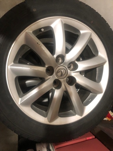 レクサスLS純正ホイールスタッドレス235/50/18 (おつ) 越後石山の