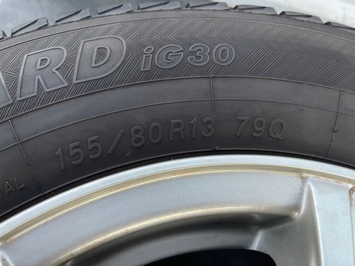 ★スタッドレスタイヤ  155/80R13