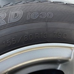 ★スタッドレスタイヤ  155/80R13の画像