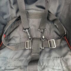 ✨️ジモティー割引✨️【ジャングルジャングル堺初芝店】　現状販売　ベビーカー　西松屋　赤×黒　堺市（東区　西区　北区　南区　堺区　美原区）高石市　泉大津市　忠岡町　和泉市　松原市　大阪狭山市の画像