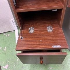 【ドリーム川西店御来店限定】☆ジモティー見たよ♪割引☆塩川光明堂　姿見ドレッサー　メイクタワー　クリーニング済み 【2125560000039298】の画像