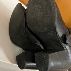 【DIANA】本革　リングブーツ　黒 の画像