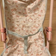 キティちゃん　おもちゃ　折りたたみ式　ベビーカー　ぬいぐるみ　お人形　ハローキティ　バギー　の画像