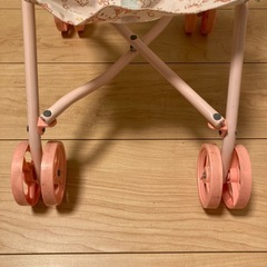 キティちゃん　おもちゃ　折りたたみ式　ベビーカー　ぬいぐるみ　お人形　ハローキティ　バギー　の画像