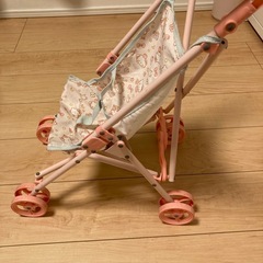 キティちゃん　おもちゃ　折りたたみ式　ベビーカー　ぬいぐるみ　お人形　ハローキティ　バギー　の画像
