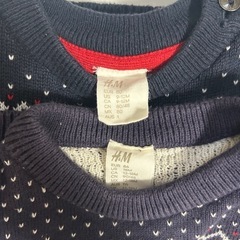 クリスマス🎄ニット2点セットの画像