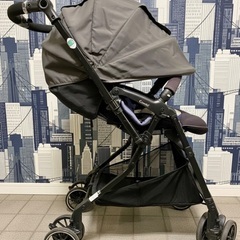 Combi コンビ　ベビーカー スゴカルα 4キャス compact エッグショック ミスティグレーの画像