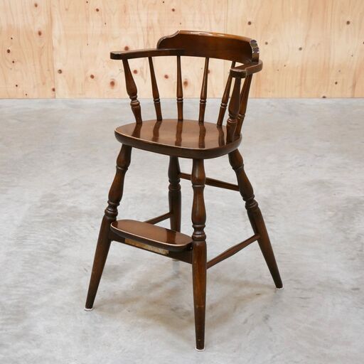 ≪zyt2664ジ≫ ヴィンテージ家具 飛騨産業 乳幼児用ハイチェア 現状品