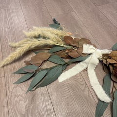 ドライフラワーリースの画像