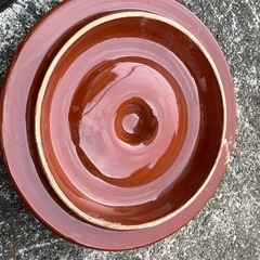陶器の入れ物　植木鉢の画像