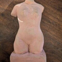 裸体像　粘土焼物　オブジェの画像