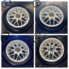 希少CRIMSON .INCクリムソンアルミA356 A167JJ 35-100 VIA 505KG MADE IN JAPAN タイヤひび割れ有り山なしの画像