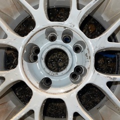 希少CRIMSON .INCクリムソンアルミA356 A167JJ 35-100 VIA 505KG MADE IN JAPAN タイヤひび割れ有り山なしの画像