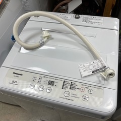  Panasonic 5.0kg簡易乾燥付洗濯機 NA-F50BE5 2018年製の画像