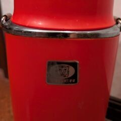 タイガー　水筒　レトロ　赤の画像