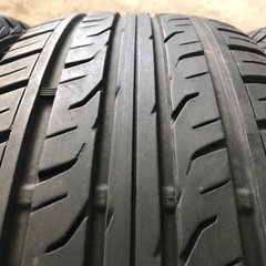 ダンロップ夏タイヤ 235/55R18 4本 バリ山 デリカレクサスNXハリアーなどにの画像