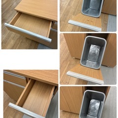 S701 ⭐ NITORI ニトリ 分別ペールカウンター ロモ ゴミ箱 USED 綺麗の画像