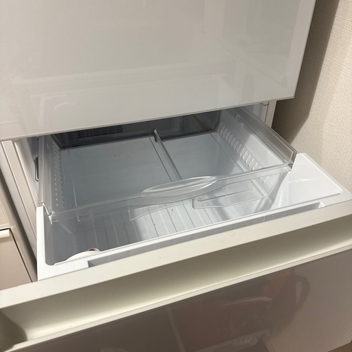 Panasonic 365L 3ドア冷蔵庫（NR-C372GN-W／スノーホワイト）※製氷機故障／引き取り限定