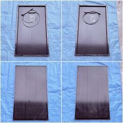 【❗️✨長期保管品✨❗️】未使用 ECOFLOW ソーラーパネル 100W ×2枚セット EF-SG-M100 / 新品級 / ソーラー 発電 パネル キャンプ 車中泊 防災の画像