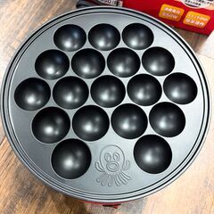 新品 YAMAZEN 山善 たこ焼き器 タコパ！ 取扱説明書付きの画像