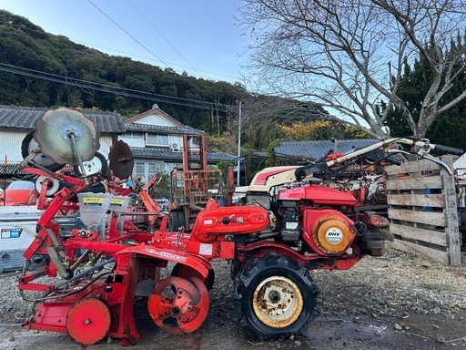シバウラ マルチ管理機 マルチャー 平畝畑楽 10.5馬力KJ112 畝立て