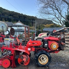 シバウラ マルチ管理機 マルチャー 平畝　畑楽 10.5馬力　KJ112 畝立て マルチビニール ロータリー　成型機　アグリテクノ矢崎 播種機 クリーンシーダ　種まき　芋　甘藷　タバコ　簡易始動動画ありの画像