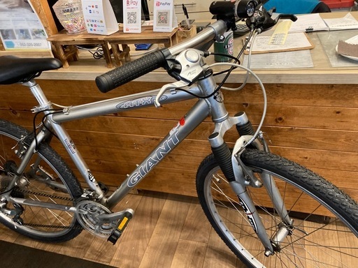 防犯登録無料！GIANT ATX830S前後タイヤ・チューブ新品！】3×7速26