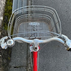 ＜整備済＞ブリヂストン・アルベルト・27インチ自転車・レッド 内装3段変速・LEDライトの画像