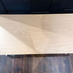 美品 ニトリ 折りたたみテーブル ラポール カラーナチュラルの画像