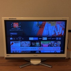  SHARP AQUOS 32型 液晶テレビ 地デジ視聴OK Fire TV Stick付の画像