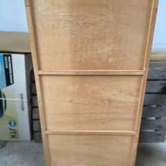 カラーボックス　木目調の画像