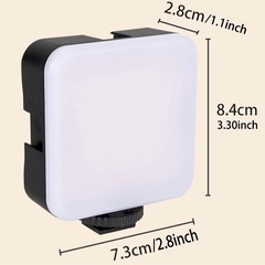 新品未使用✨180°スマホ用ミニクリップLEDライト📱の画像