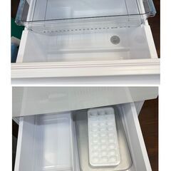 ジ540/ Haier ハイアール 冷蔵庫 JR-286L 3ドア冷蔵庫 e angle select SLIMORE(スリモア) ホワイト JR-CVM29E4-W 2025年 美品の画像