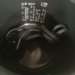 リユースのサカイ栃木店★ジモティ割あり★ SHARP 炊飯器 KS-HF05B 3合炊き 22年製 動作確認／クリーニング済み TC12095の画像