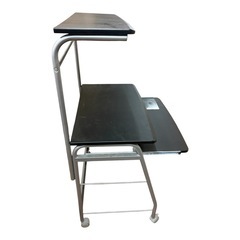 パソコンデスク キャスター付きの画像