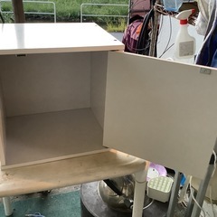 【リサイクルサービス八光】幅35㎝　ホワイト　キューブボックスの画像