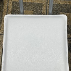 折りたたみイス　ホワイト　ニトリ【E1222IL】の画像