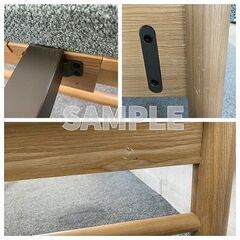 コアラ koala New ファブリックベッドフレーム ブッシュウォークグリーン ダブル ベッドフレームのみ 中古の画像