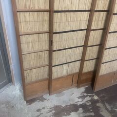 建具　4枚セット　高さ174㎝　幅73㎝　厚さ2.9㎝　中古　＃30の画像