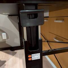 昇降デスク 幅1200mm 奥行550mm 高さ596 ～ 796mmの画像