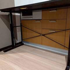 昇降デスク 幅1200mm 奥行550mm 高さ596 ～ 796mmの画像