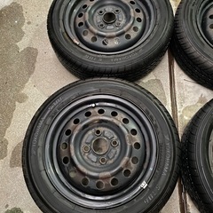 タイヤ4本セットバリ山の画像