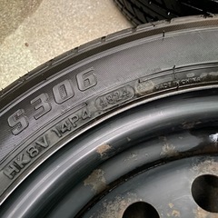 タイヤ4本セットバリ山の画像