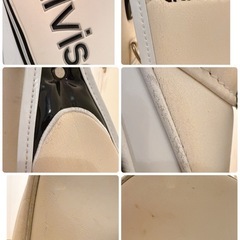 advisor ゴルフバッグ・キャディバッグ ホワイト×ブラックの画像