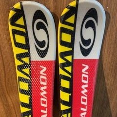 サロモン　ジュニア　110サイズスキー板　ビンディングの画像